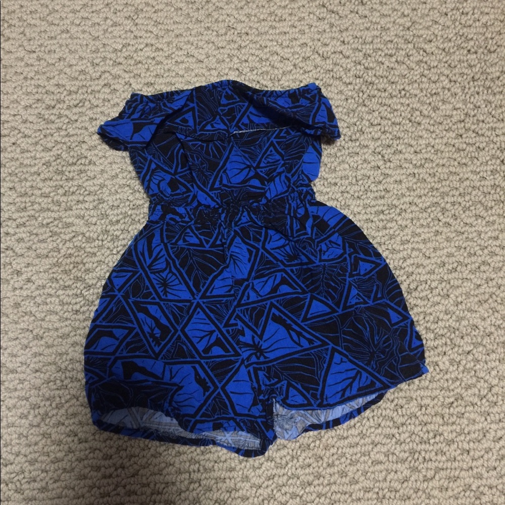 XXS baby girl tube top romper  tribal